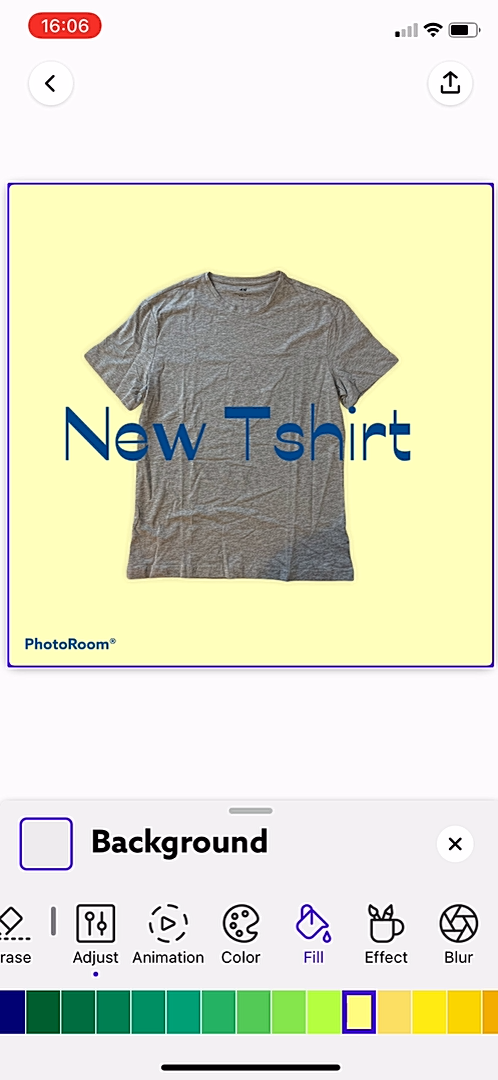 Photoroom - Creating content - Screen 14