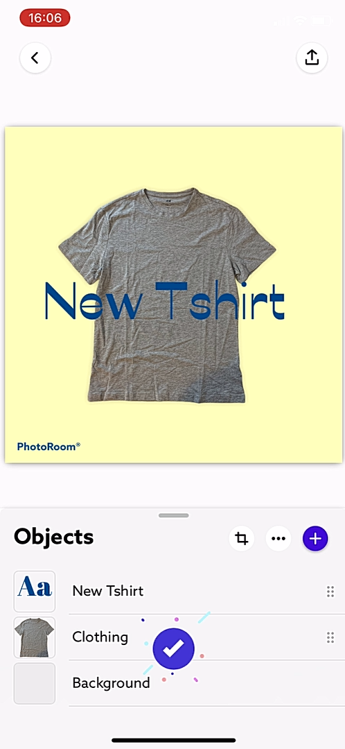 Photoroom - Creating content - Screen 17