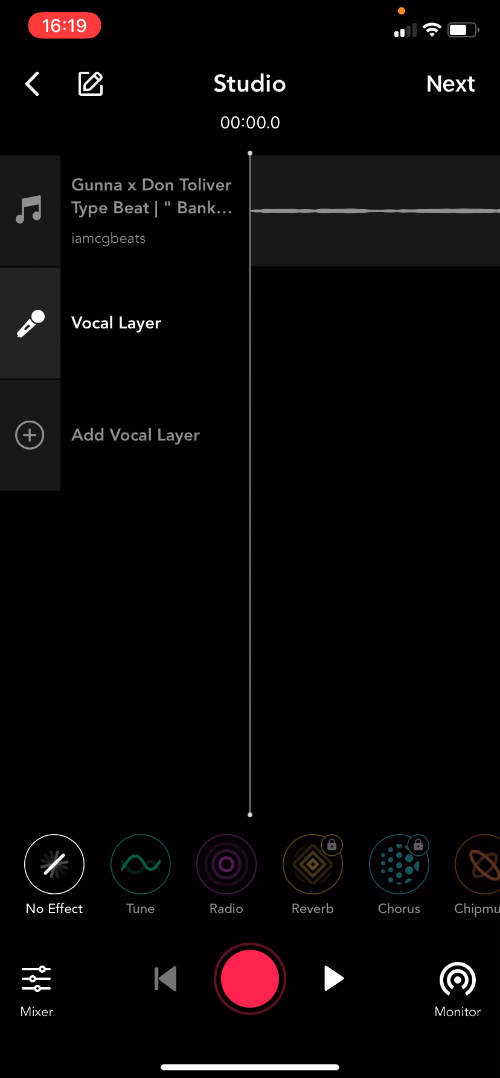 Rapchat - Creating content