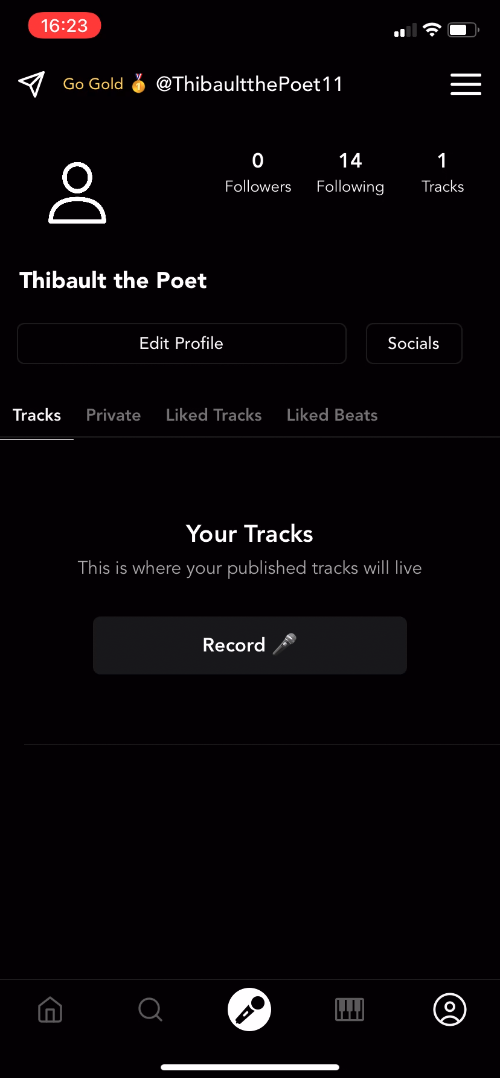 Rapchat - Creating content - Screen 13