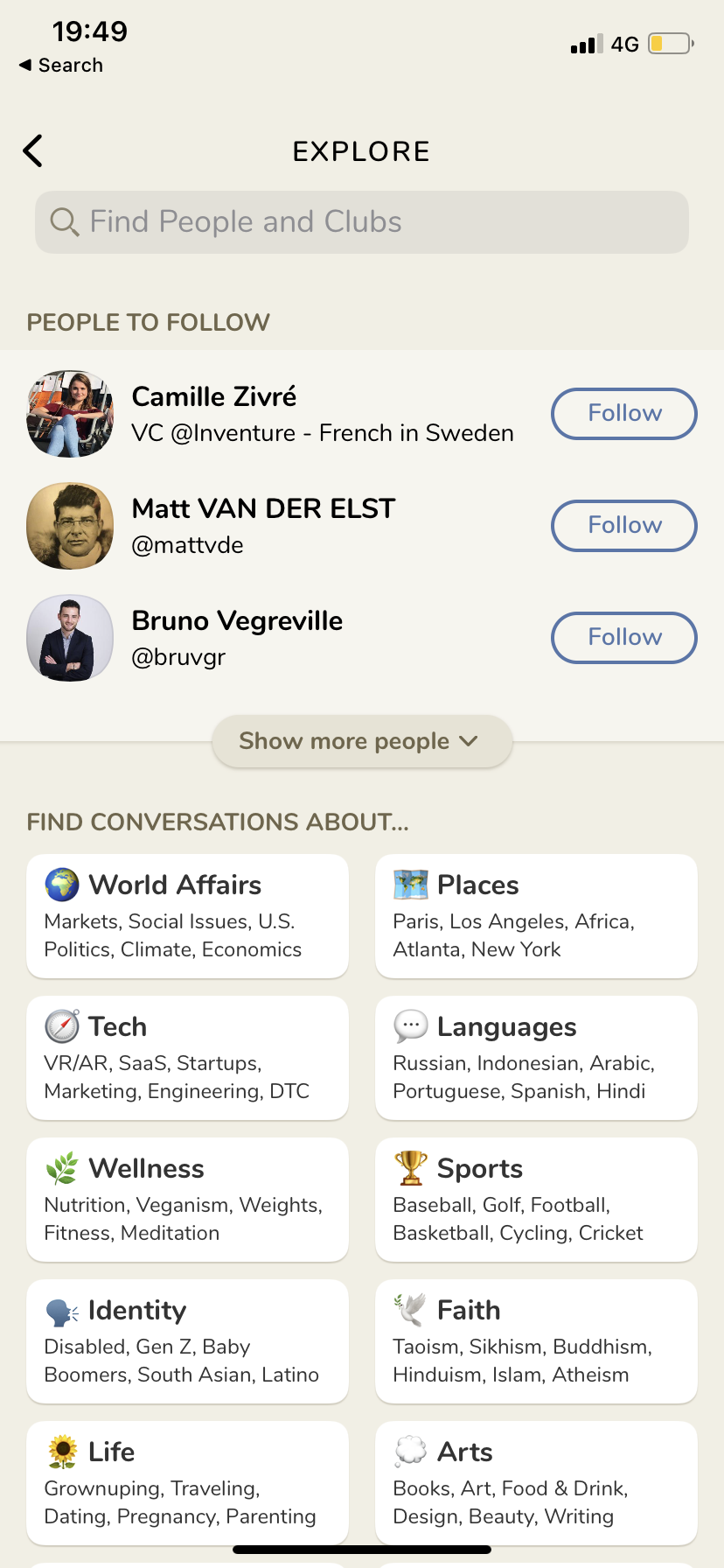 Clubhouse screenshot 20
