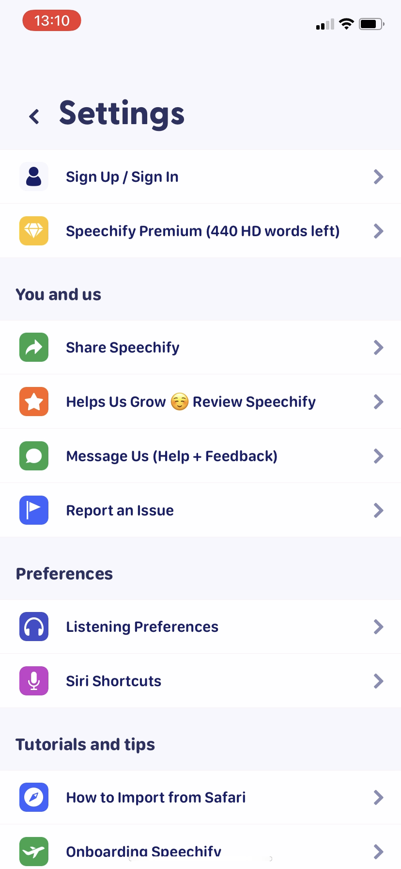 speechify_settings_1