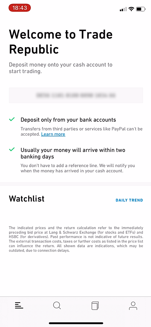 Trade Republic - Onboarding - Screen 43