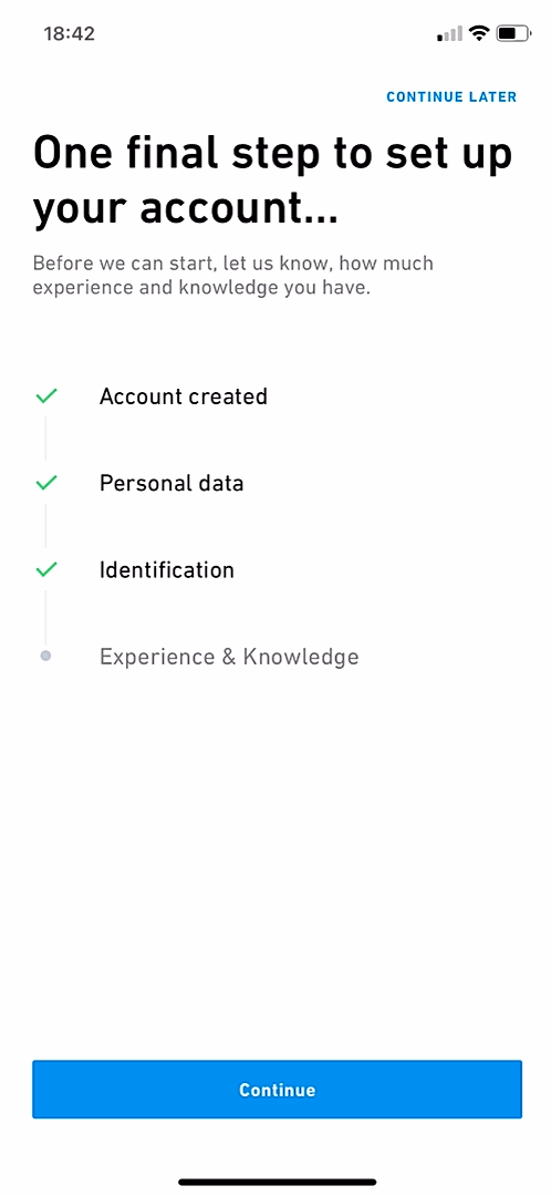 Trade Republic - Onboarding - Screen 35