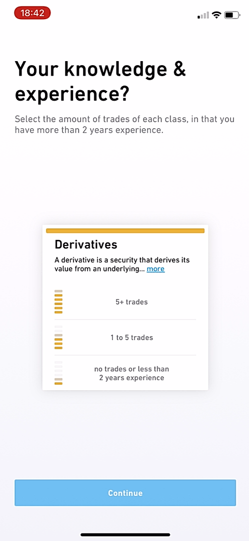 Trade Republic - Onboarding - Screen 38