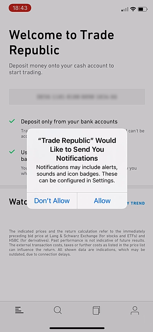 Trade Republic - Onboarding - Screen 42