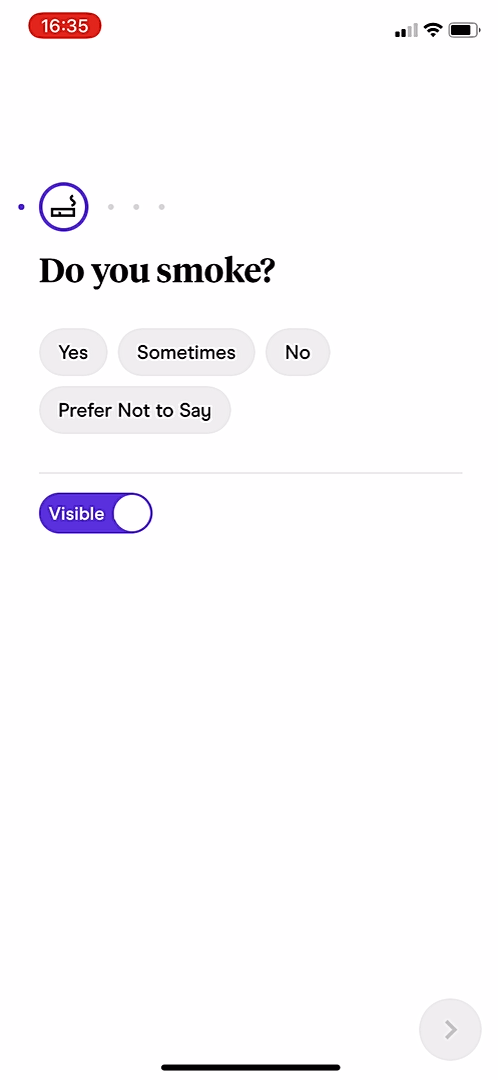 Hinge - Onboarding - Screen 26