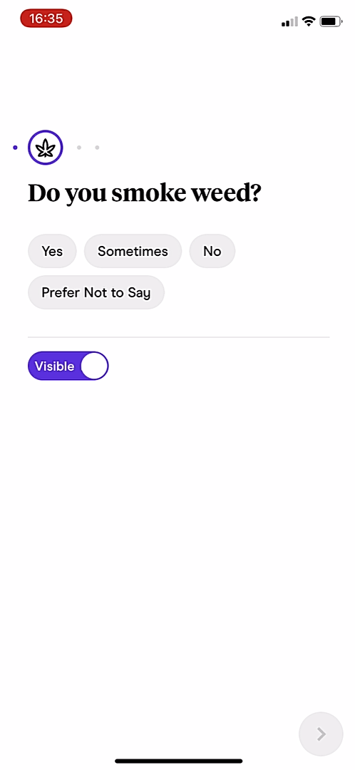 Hinge - Onboarding - Screen 27