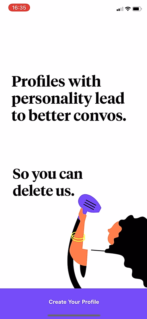 Hinge - Onboarding - Screen 30