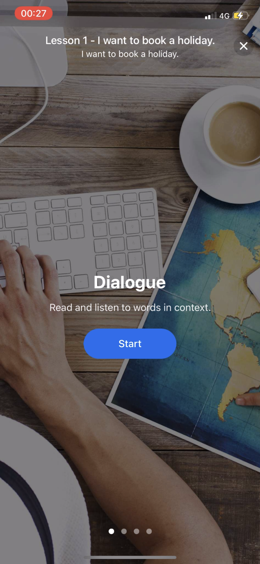 Busuu - Doing a session