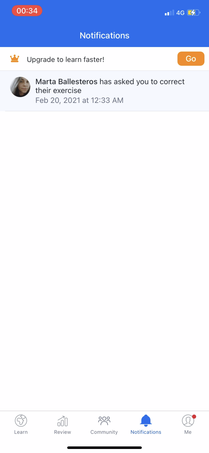 Busuu - Navigation - Screen 4