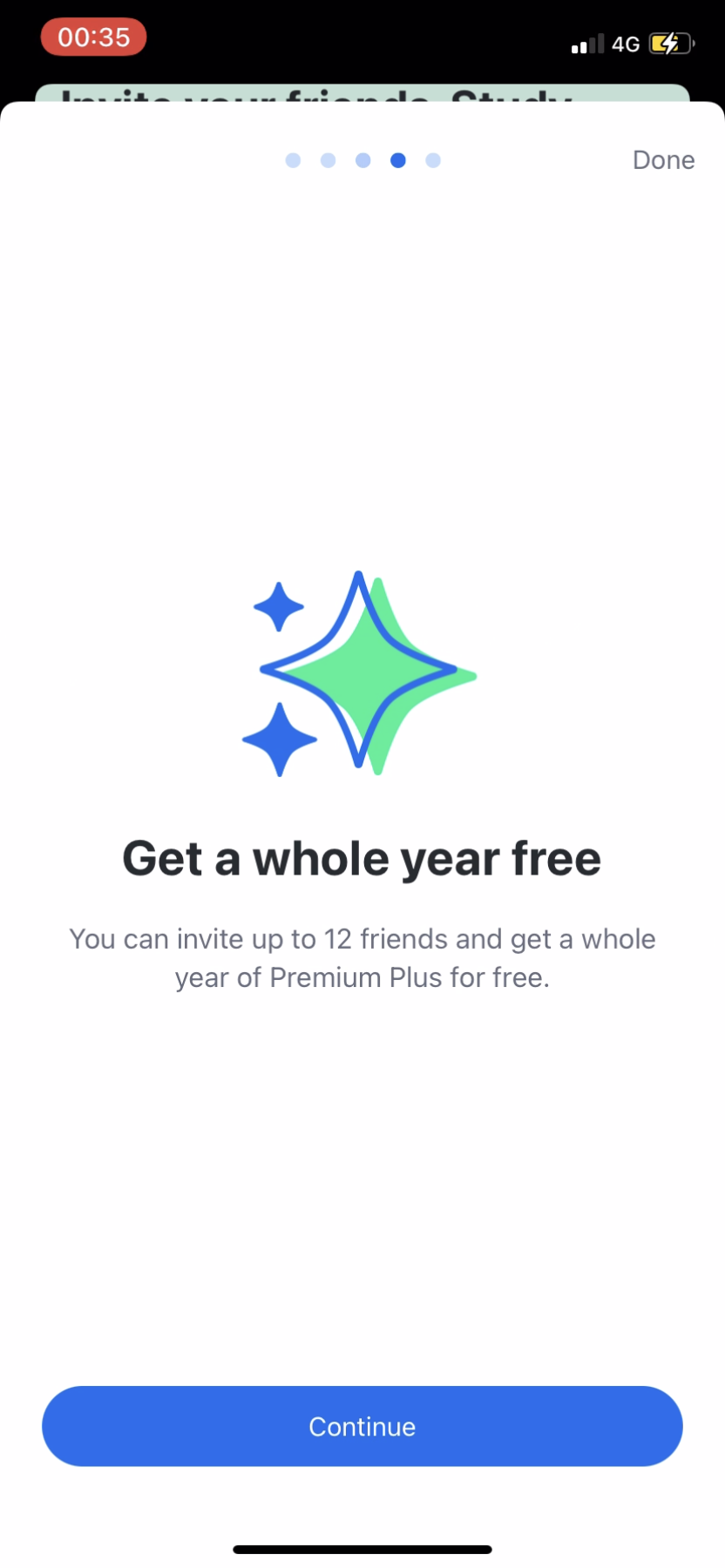 Busuu - Invite a friend - Screen 8