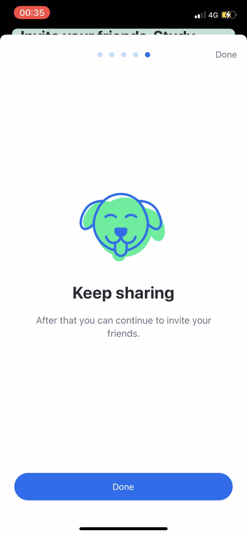 Busuu - Invite a friend - Screen 9