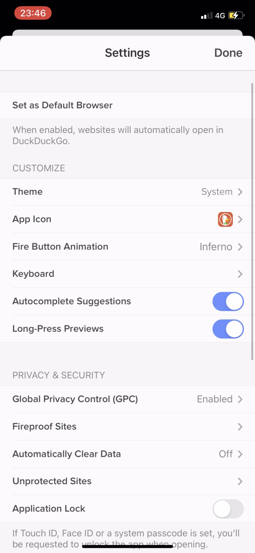 DuckDuckGo screenshot 16