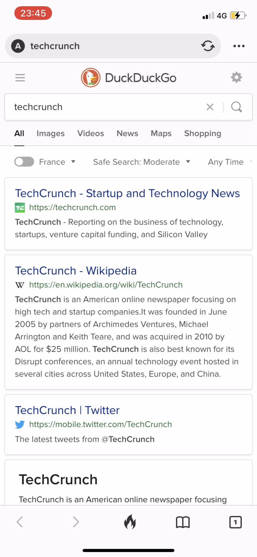 DuckDuckGo screenshot 9