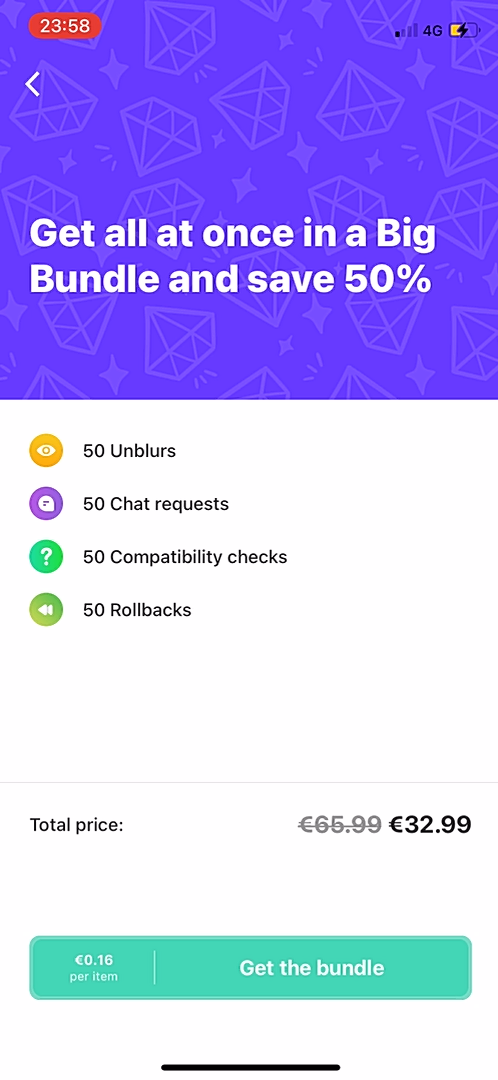 Hily - Buying credits