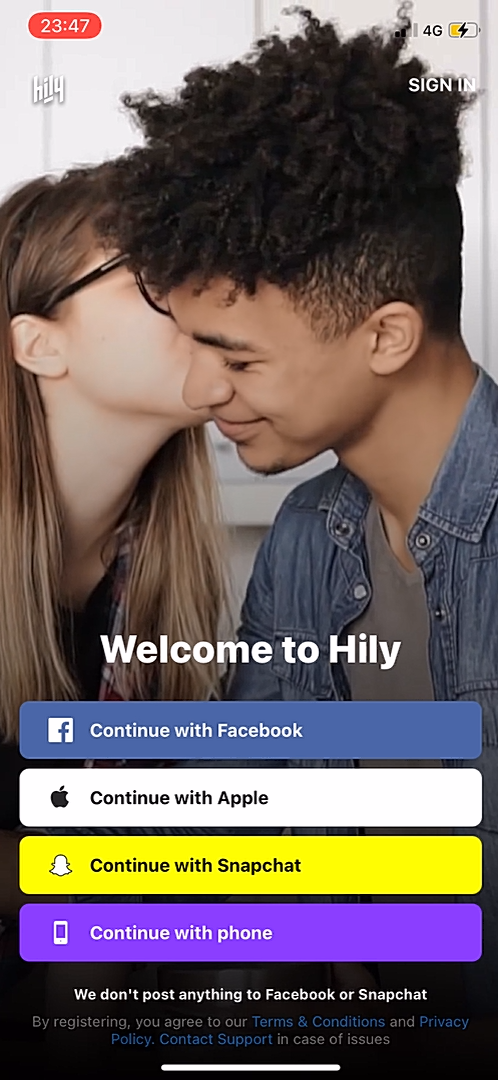 Hily - Onboarding