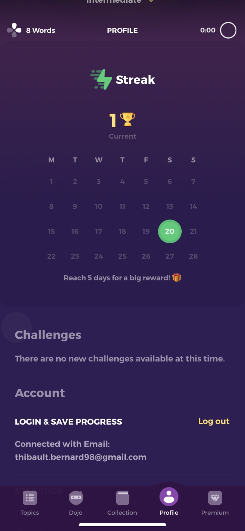 Drops - Settings - Screen 2