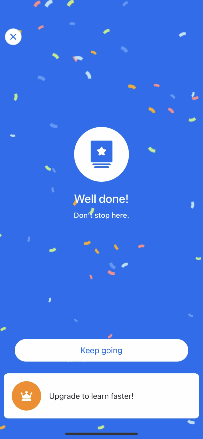 Busuu - Doing a session - Screen 22