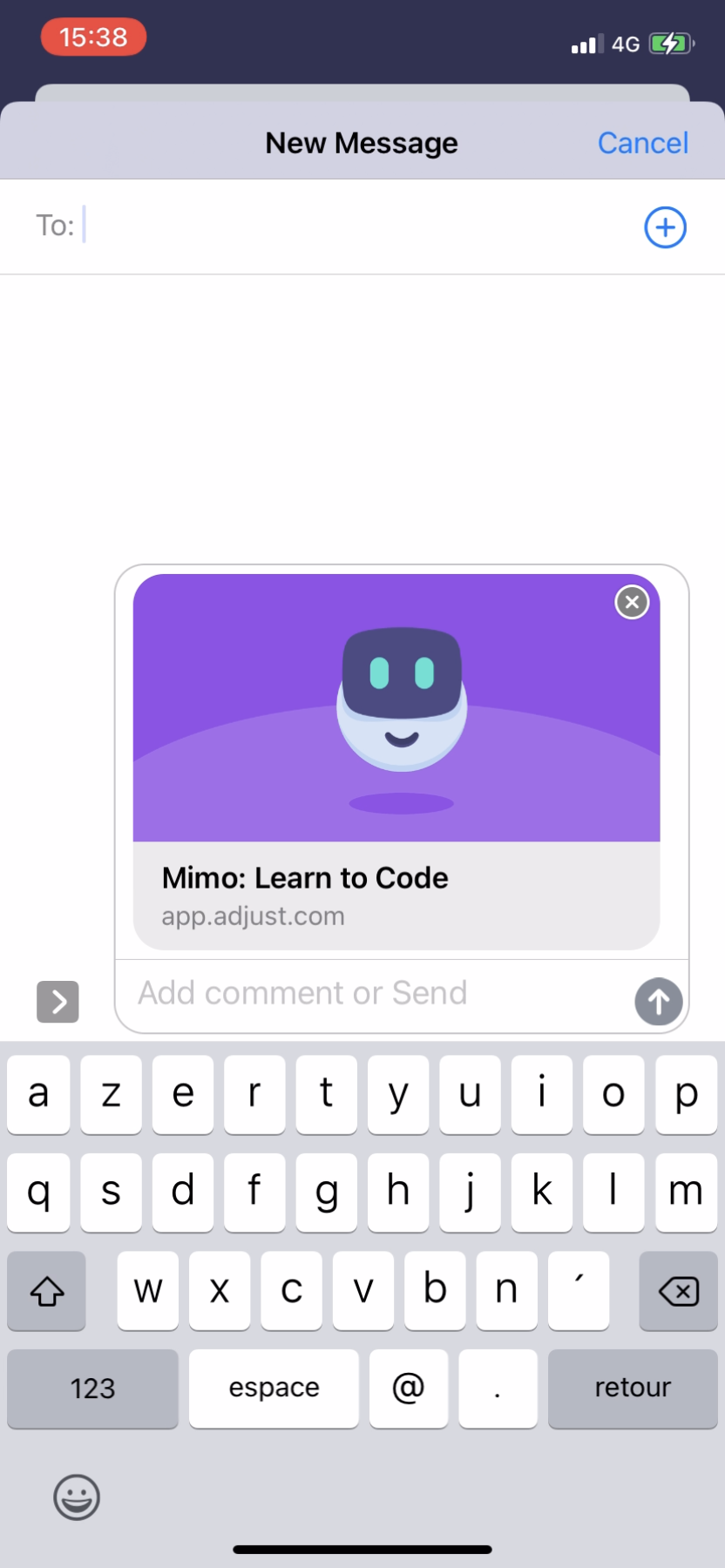 Mimo - Invite a friend - Screen 4