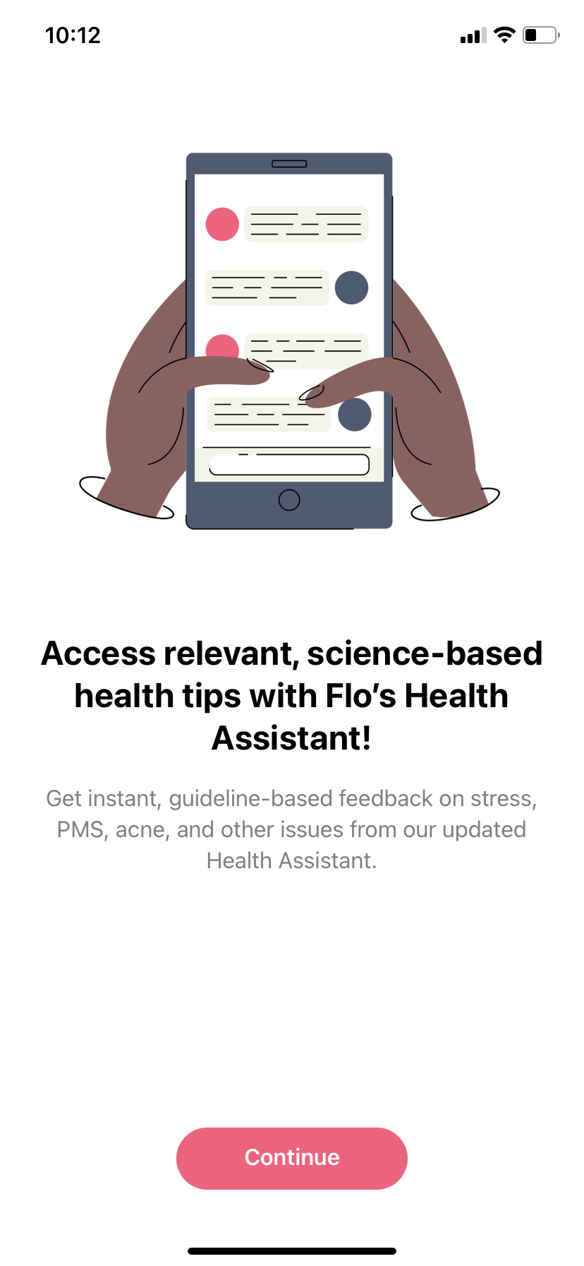 Flo - App update - Screen 6