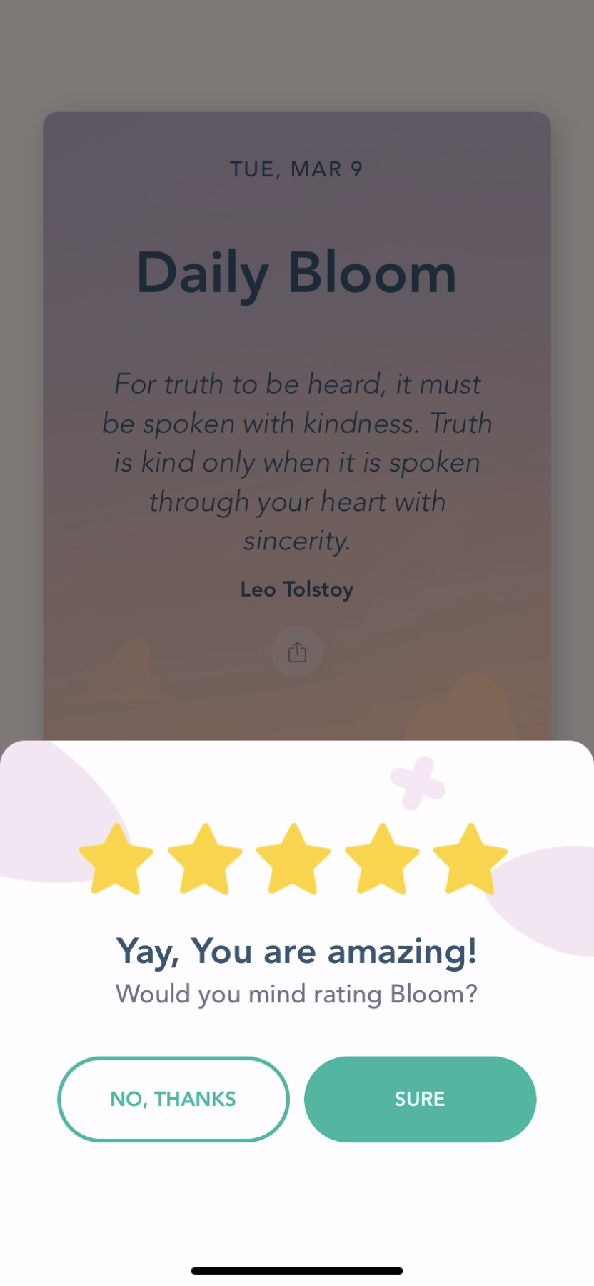 Bloom - Rating on stores - Screen 2