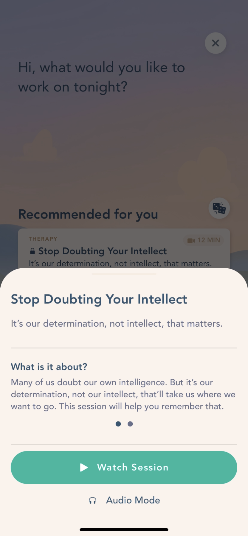 Bloom - Completing a diary - Screen 16