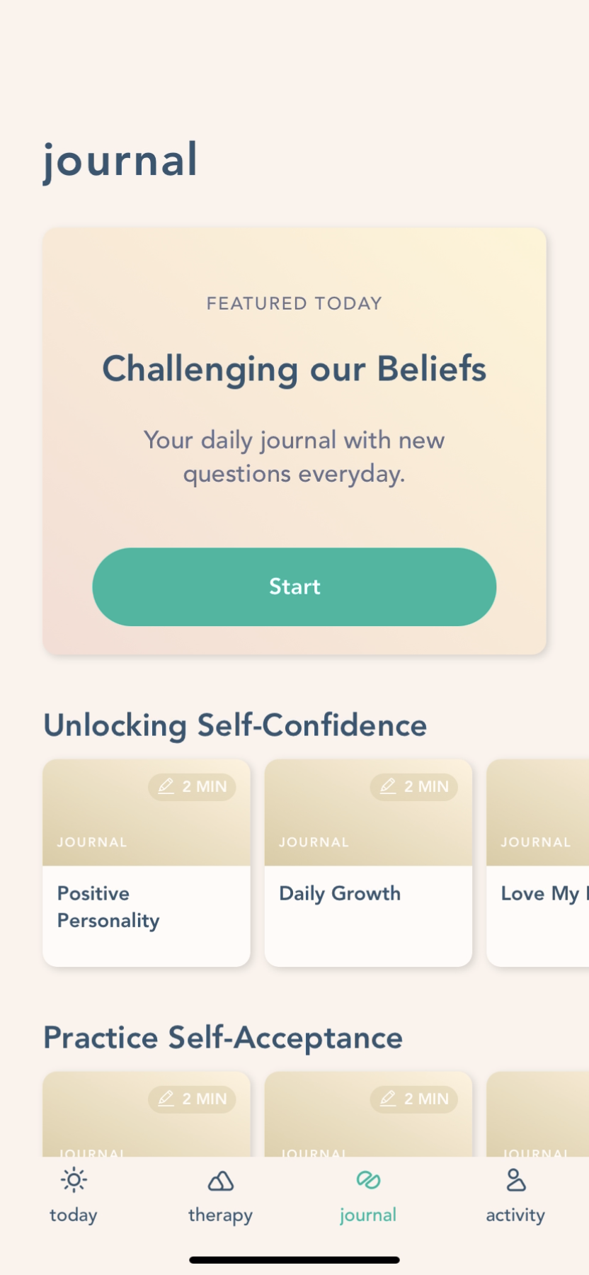 Bloom - Completing a diary - Screen 31