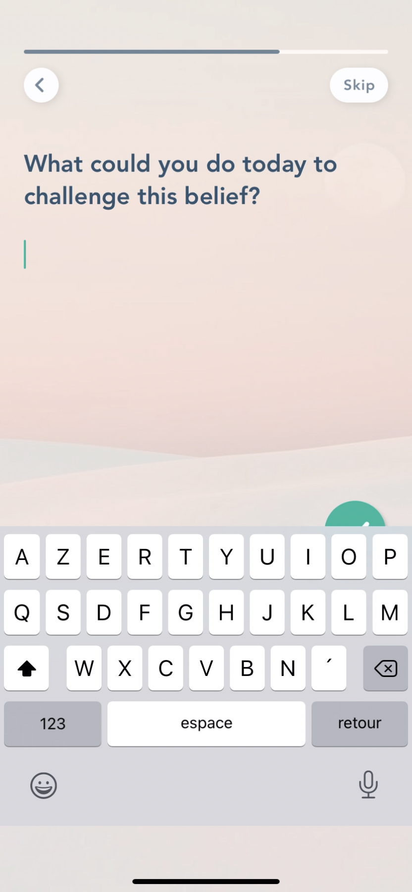 Bloom - Completing a diary - Screen 27