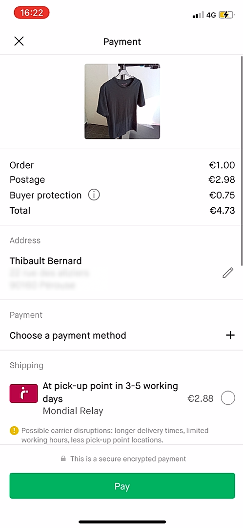 Vinted - Buying something - Screen 17