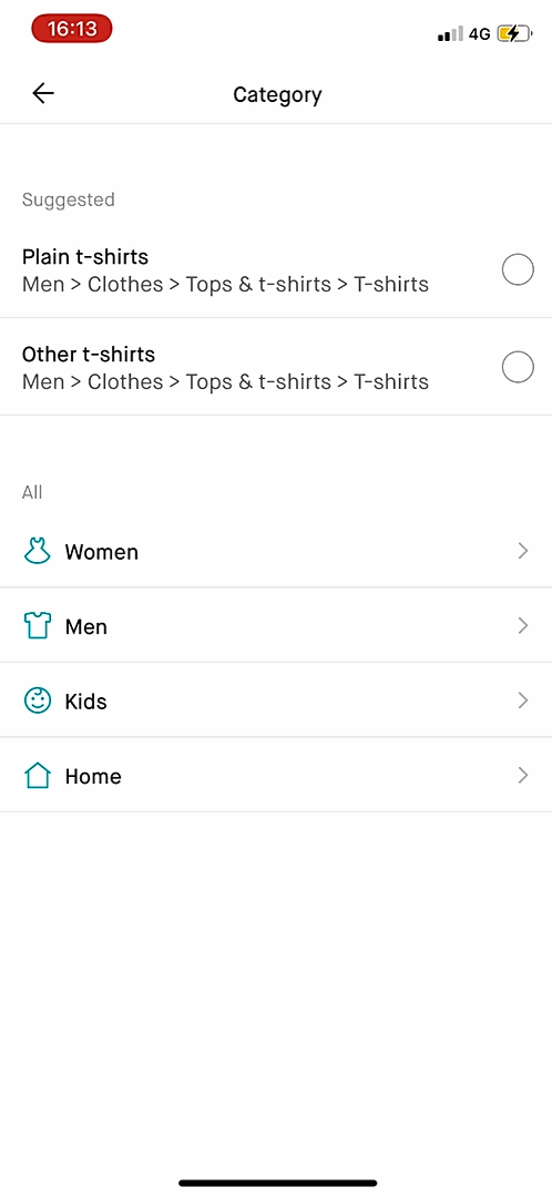 Vinted - Adding something - Screen 6