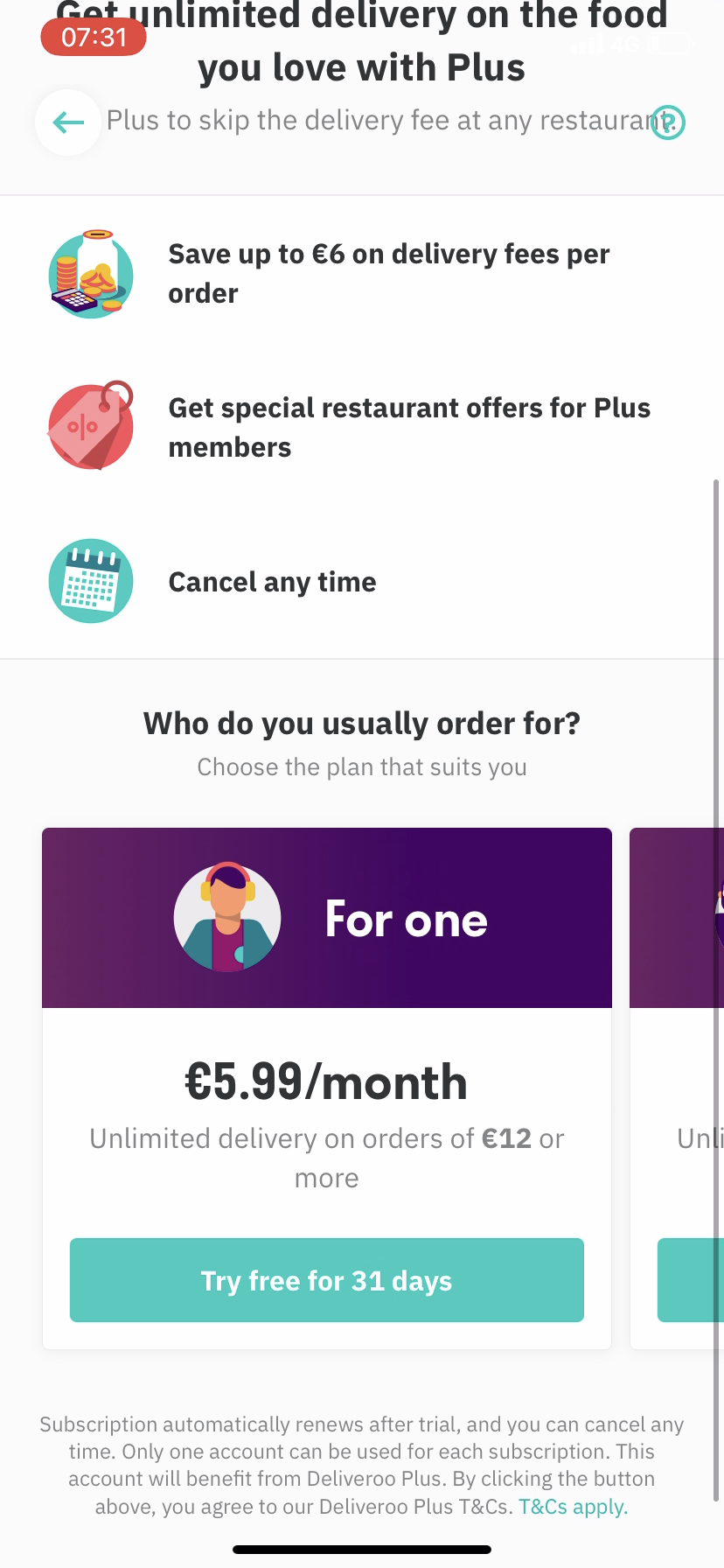 Deliveroo screenshot 12