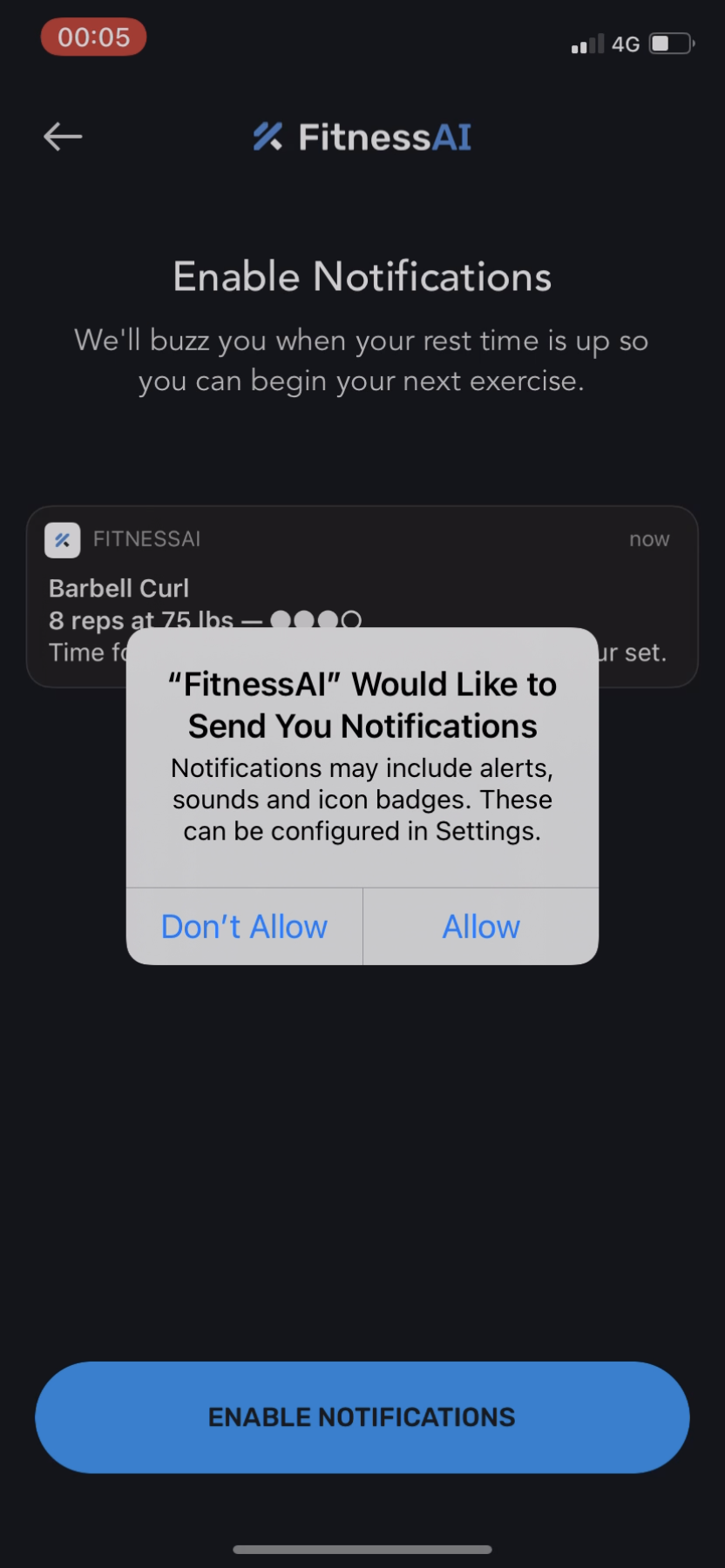 FitnessAI - Onboarding - Screen 30