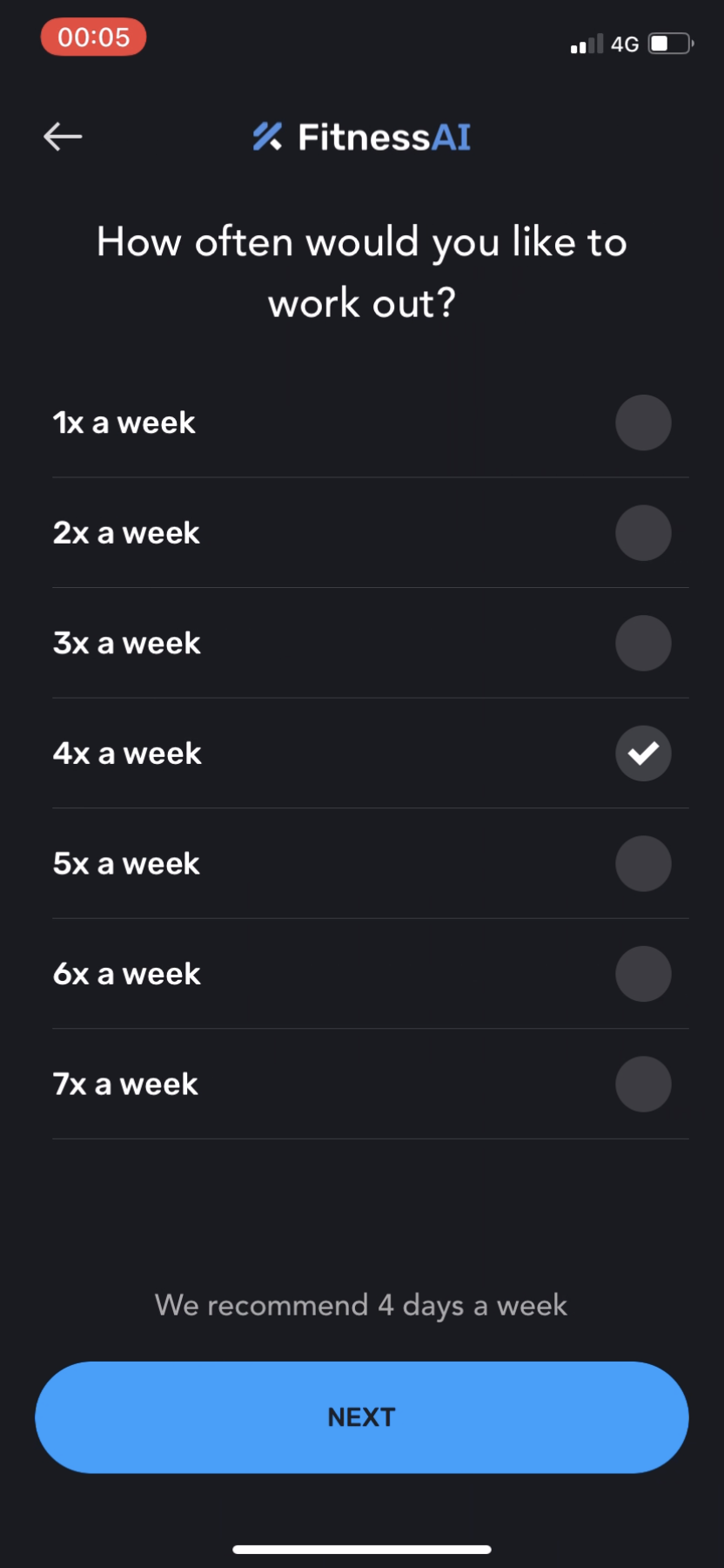 FitnessAI - Onboarding - Screen 28