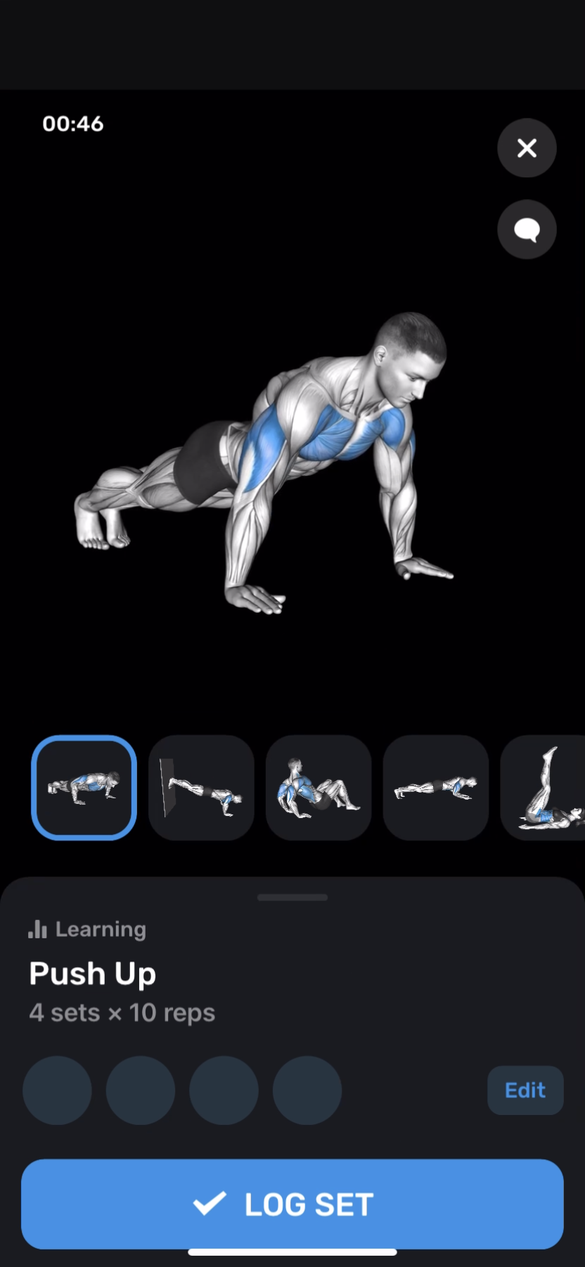 FitnessAI - Doing a session