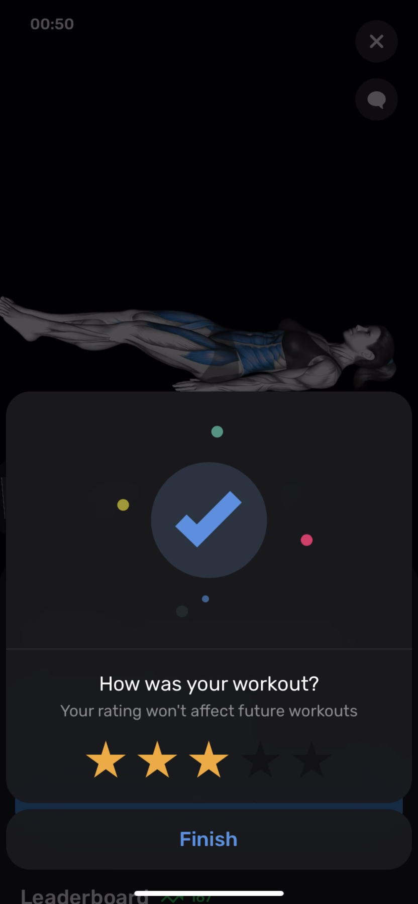 FitnessAI - Doing a session - Screen 38