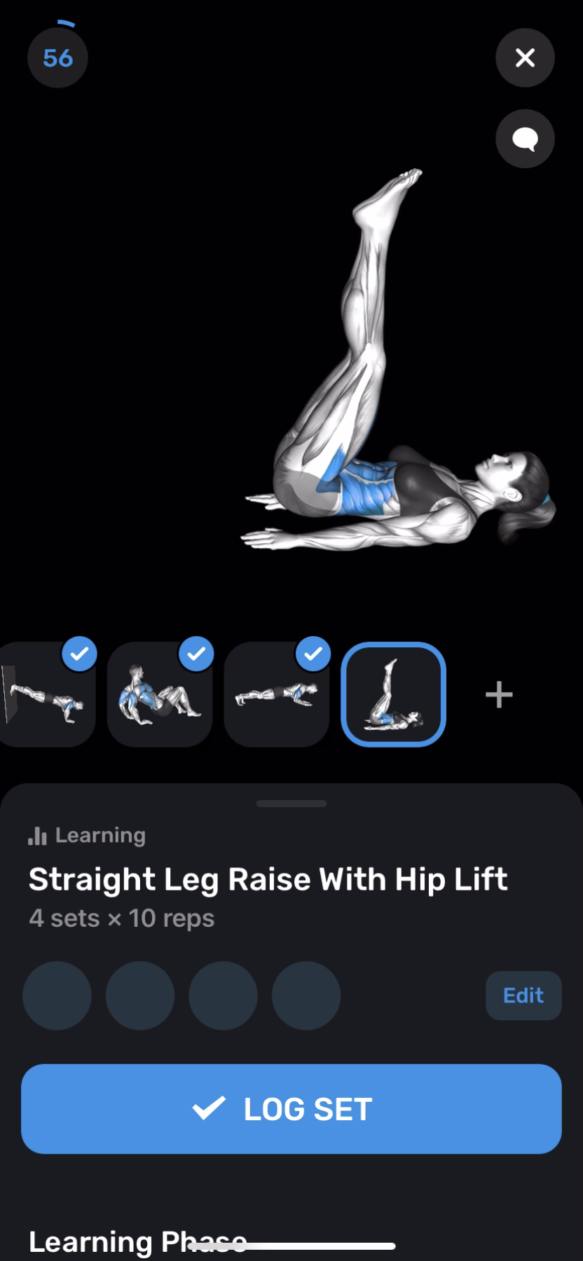 FitnessAI - Doing a session - Screen 29