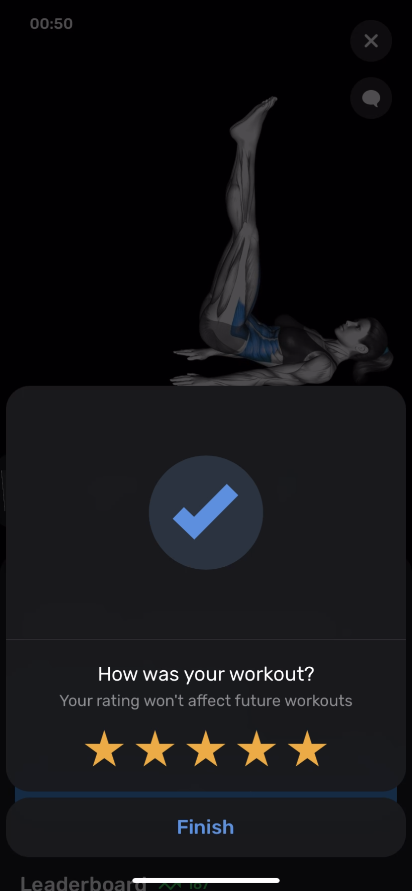 FitnessAI - Doing a session - Screen 39