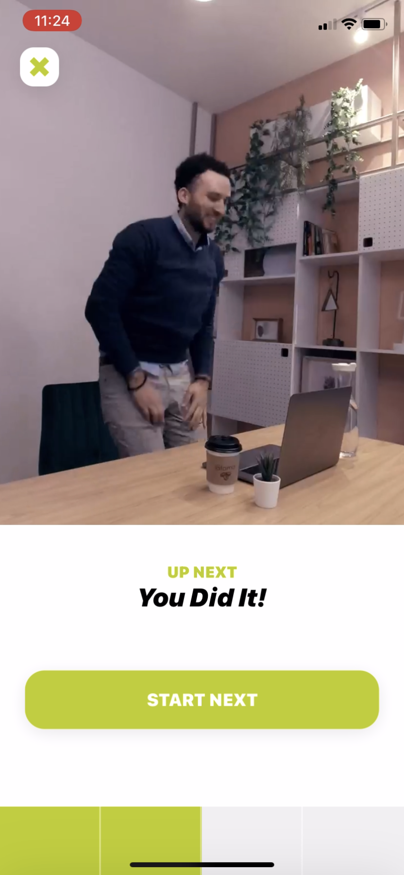 Wakeout - Doing a session - Screen 8