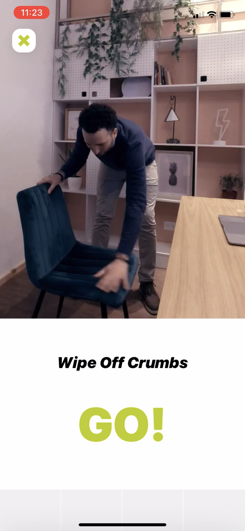 Wakeout - Doing a session - Screen 5