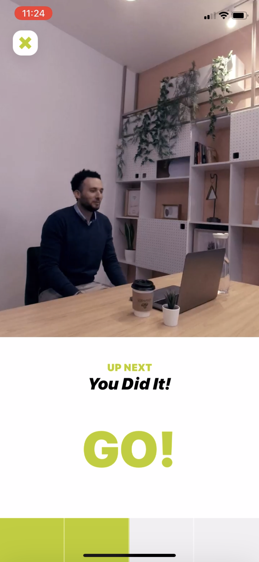 Wakeout - Doing a session - Screen 9