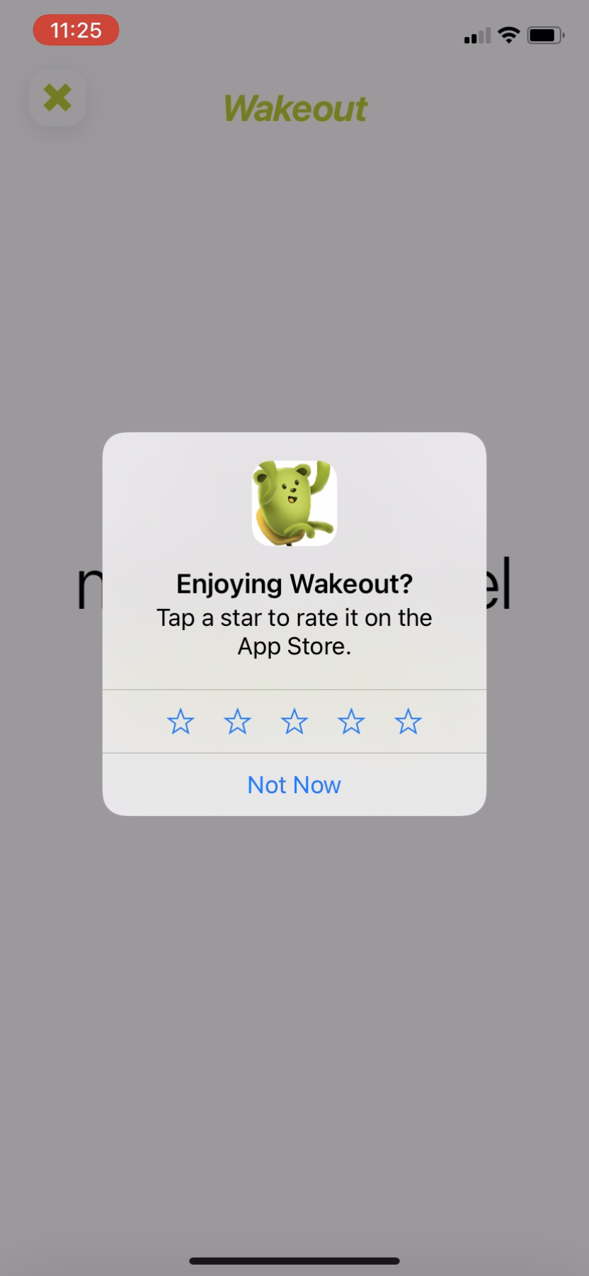 Wakeout - Doing a session - Screen 15