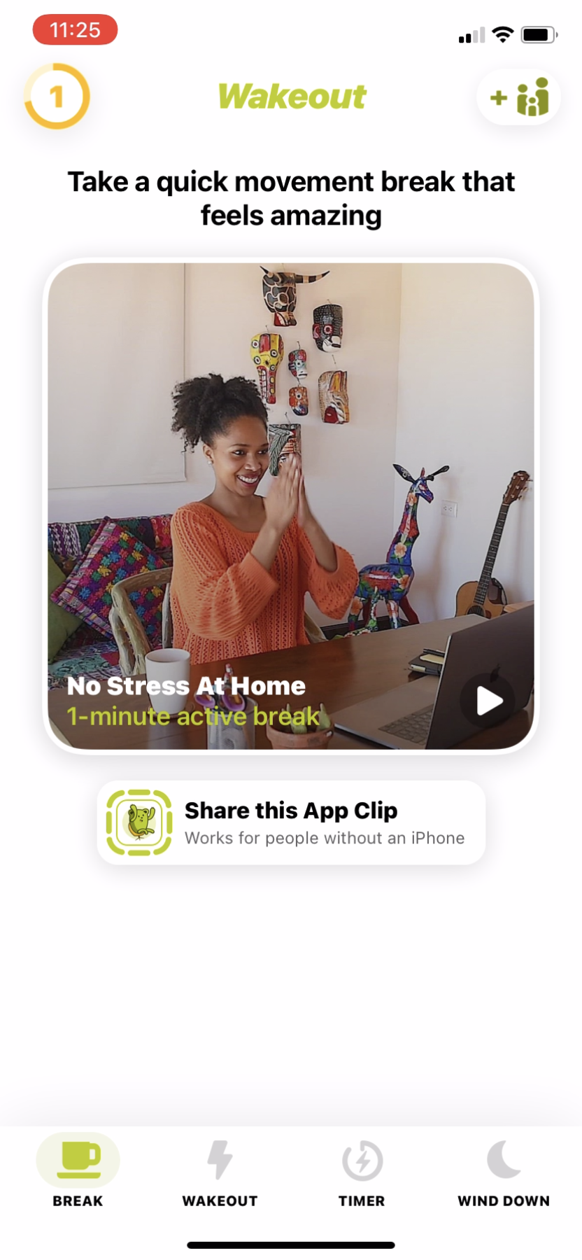 Wakeout - Doing a session - Screen 16