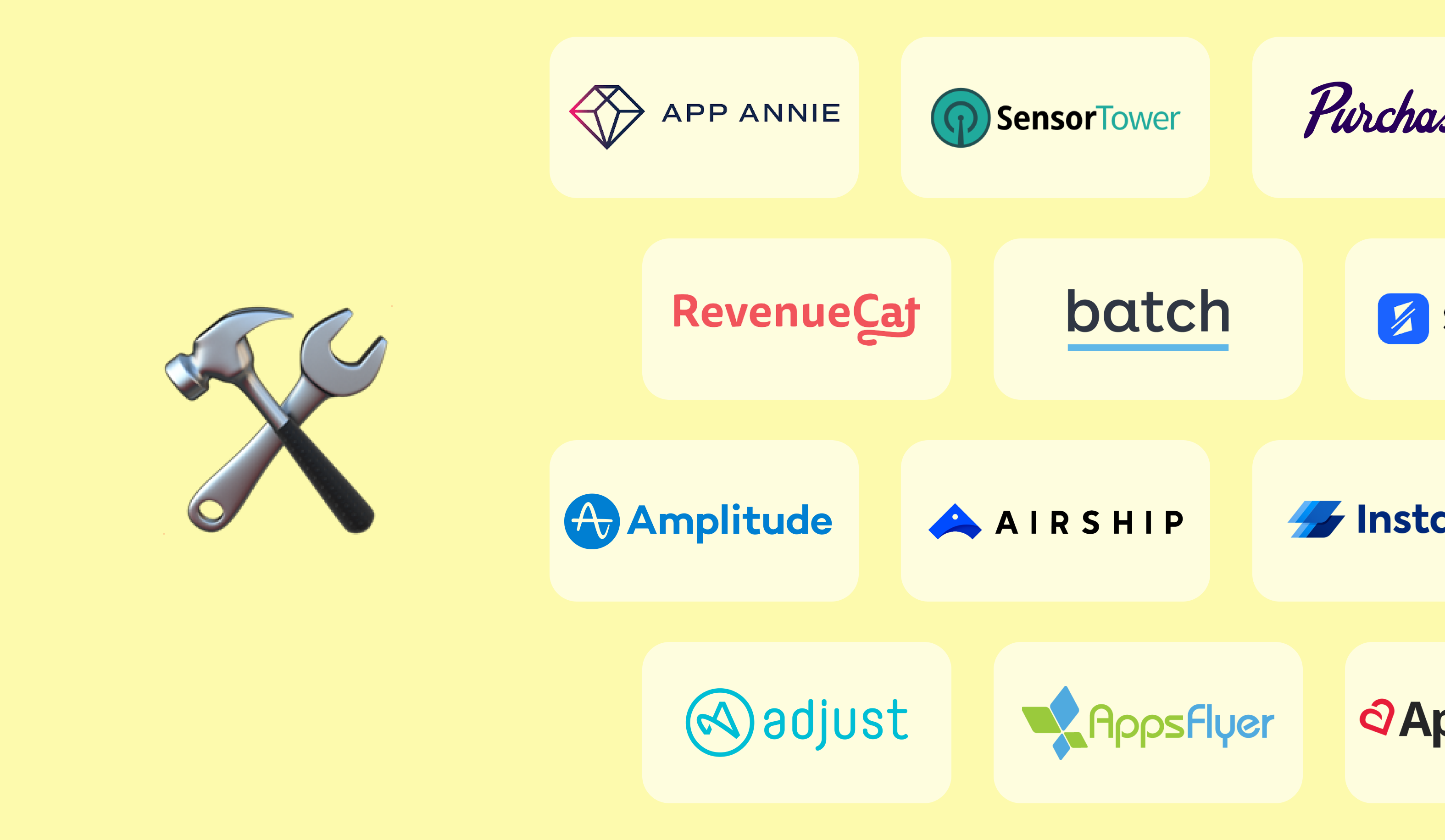 The Toolstack for Mobile Apps Builders