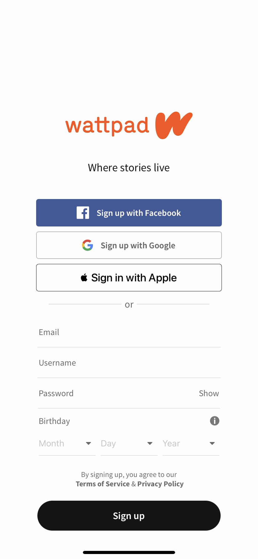 Wattpad screenshot 5