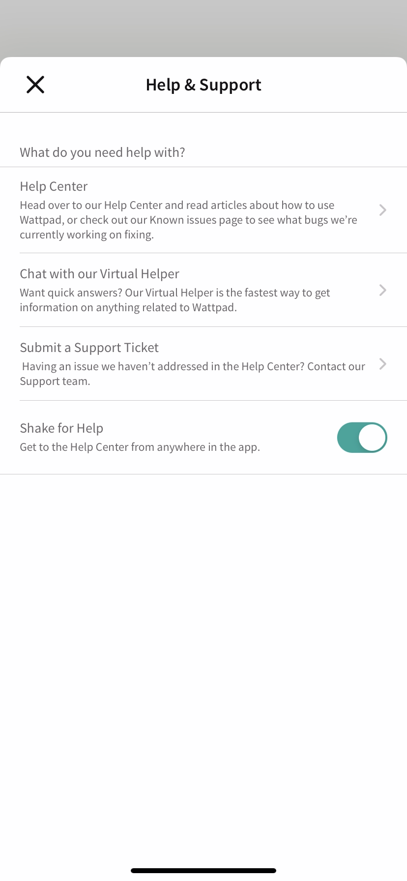 Wattpad screenshot 6