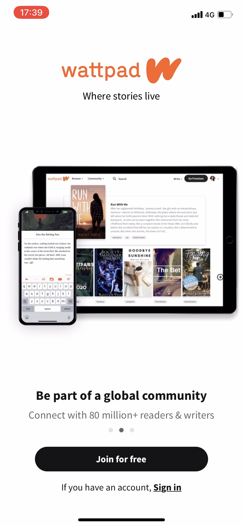 Wattpad screenshot 3