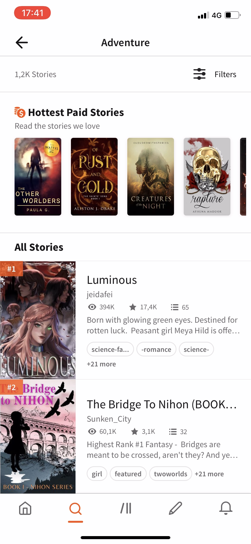 Wattpad screenshot 17