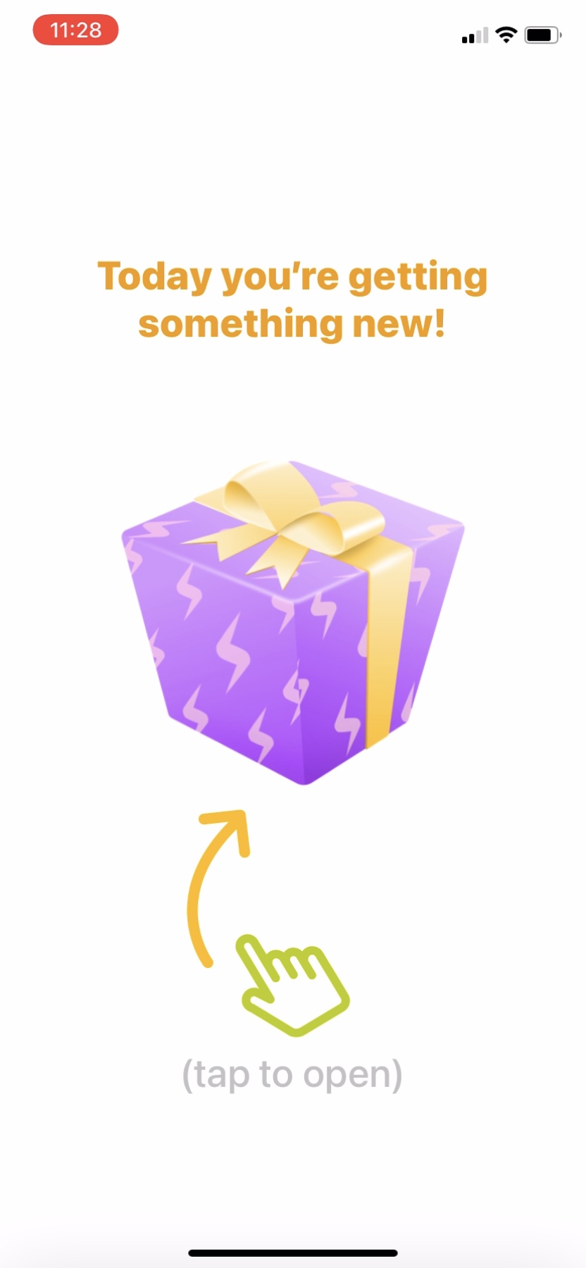 Wakeout - App update - Screen 1