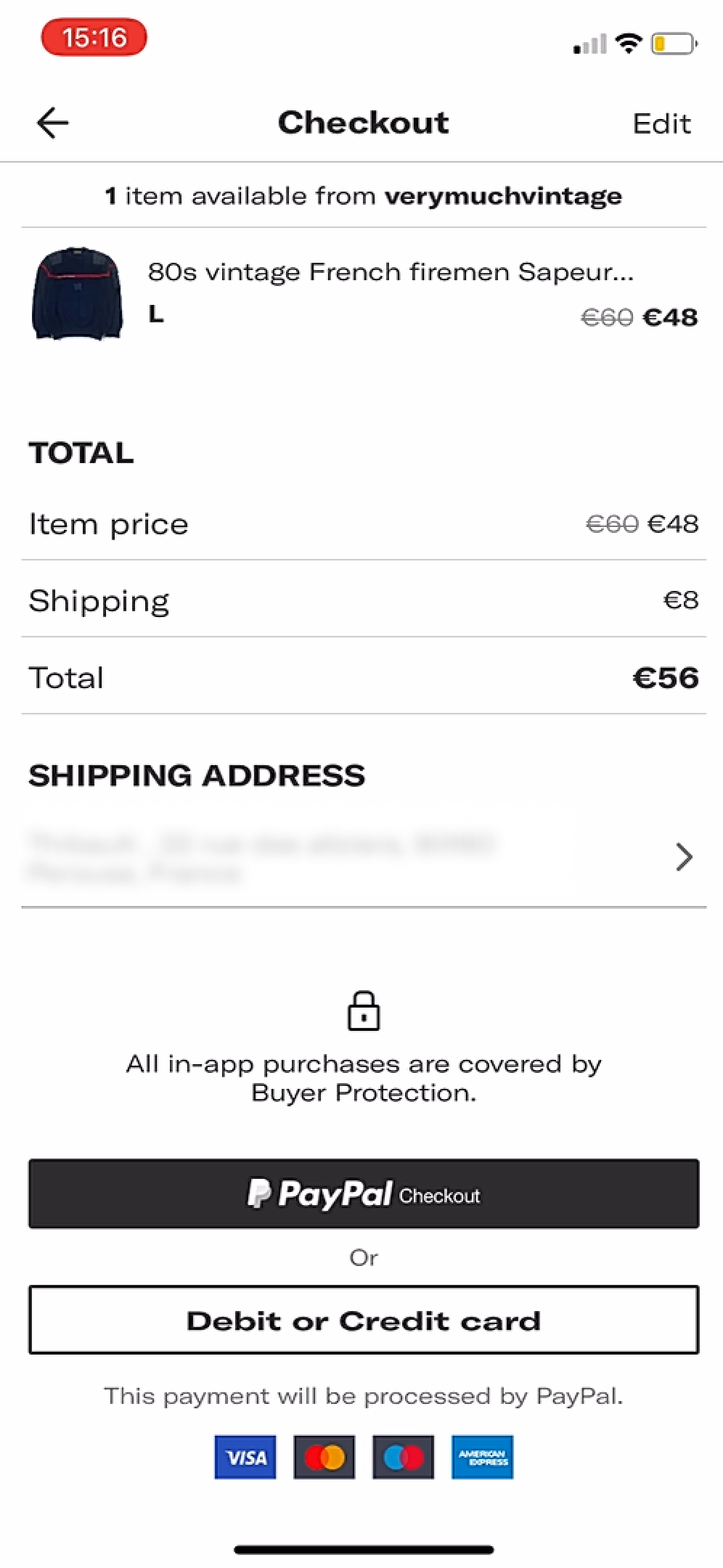 Depop - Buying something - Screen 17